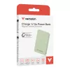 Verbatim Charge 'n' Go Essentials Powerbank wireless magnetico 5000 mAh Verde