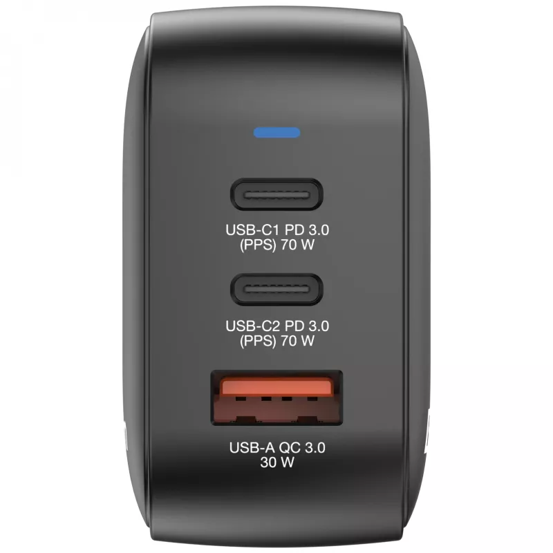 Verbatim Mini Caricabatterie GaN 70W 3 porte spina US con adattatori EU e UK
