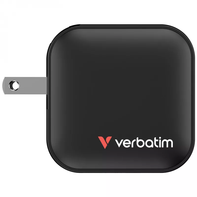 Verbatim Mini Caricabatterie GaN 70W 3 porte spina US con adattatori EU e UK