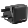 Verbatim Caricabatterie GaN 100W universale Nero ricarica rapida AC uso interno