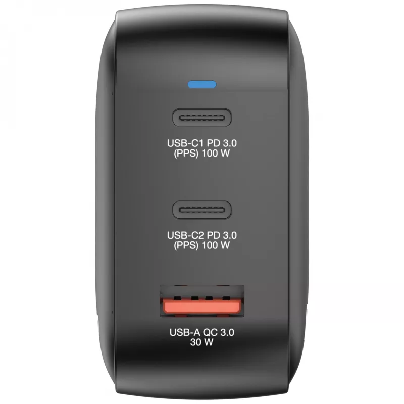 Verbatim Caricabatterie GaN 100W universale Nero ricarica rapida AC uso interno