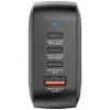 Verbatim Mini Caricabatterie GaN 100W 4 porte spina US con adattatori EU e UK
