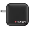 Verbatim Mini Caricabatterie GaN 100W 4 porte spina US con adattatori EU e UK