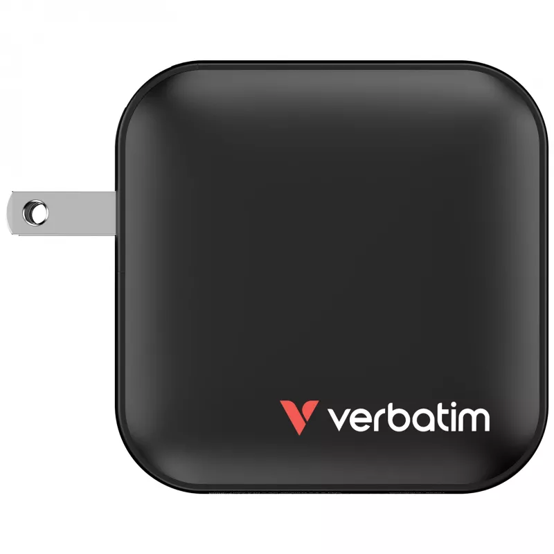 Verbatim Mini Caricabatterie GaN 100W 4 porte spina US con adattatori EU e UK