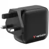 Verbatim Mini Caricabatterie GaN 100W 4 porte spina US con adattatori EU e UK
