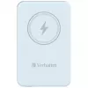 Verbatim Charge 'n' Go Powerbank wireless magnetico 5000 mAh Blu