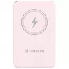 Verbatim Charge 'n' Go Powerbank wireless magnetico 5000mAh Rosa