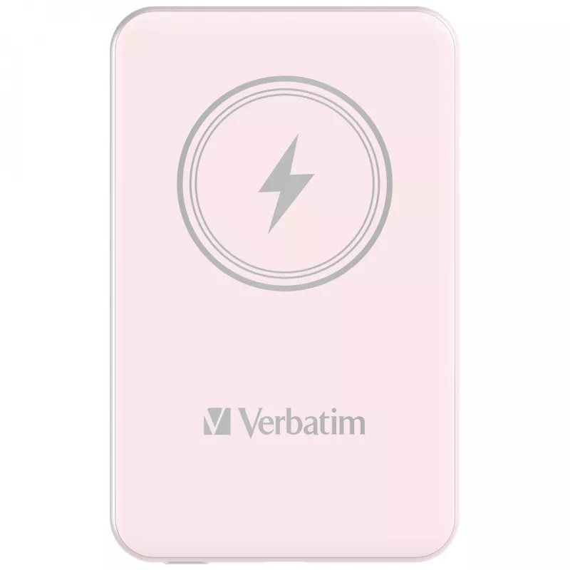 Verbatim Charge 'n' Go Powerbank wireless magnetico 5000mAh Rosa