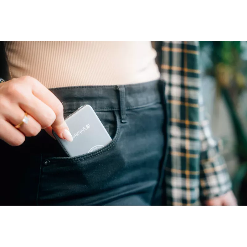 Verbatim Charge 'n' Go Powerbank wireless magnetico 5000mAh Grigio