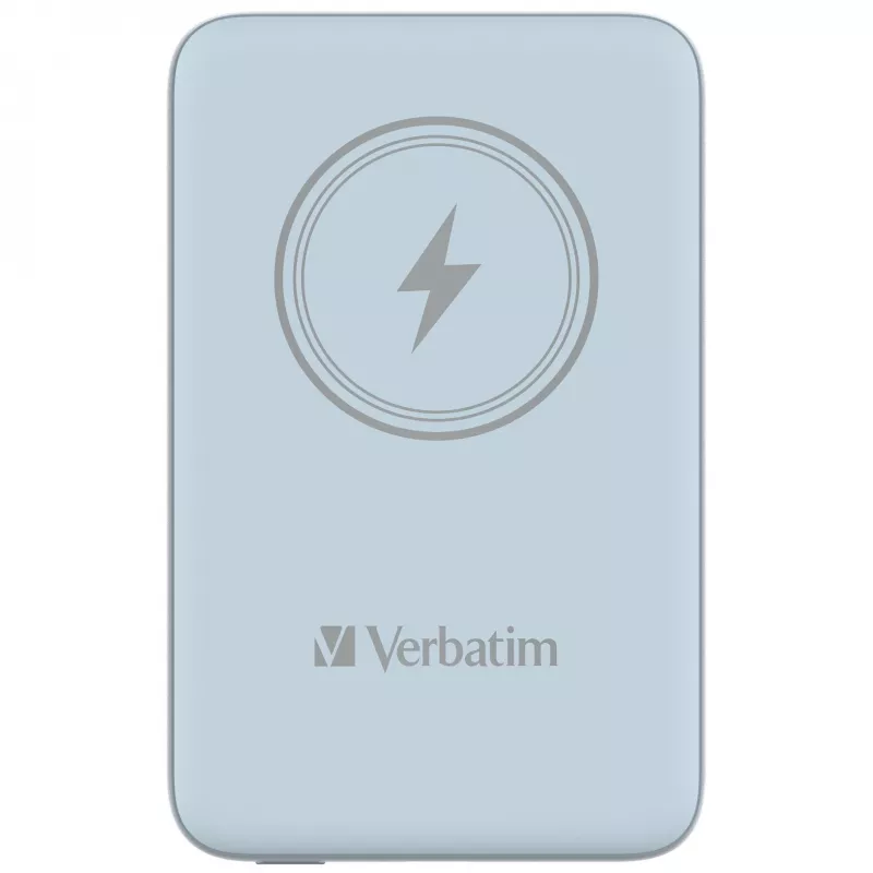 Verbatim Charge 'n' Go Powerbank wireless magnetico 10000mAh Blu