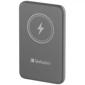 Verbatim Charge 'n' Go Powerbank wireless magnetico 10000mAh Grigio