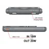 Verbatim Charge'n'Go 2C Powerbank 5000 mAh Grigio