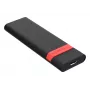 Verbatim Kit case per SSD M.2 NVMe, case per SSD, M.2, PCI Express, 10 Gbit/s, connettività USB, Nero, Rosso