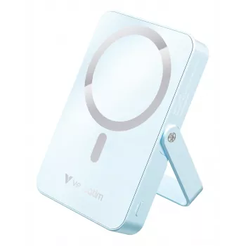 Verbatim Charge 'n' Go Powerbank wireless magnetico con supporto – 10000 mAh Blu