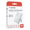 Verbatim Charge 'n' Go Powerbank wireless magnetico con supporto – 10000 mAh Blu