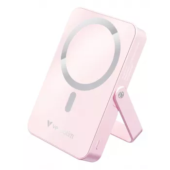 Verbatim Charge 'n' Go Powerbank wireless magnetico con supporto – 10000 mAh Rosa