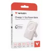 Verbatim Charge 'n' Go Powerbank wireless magnetico con supporto – 10000 mAh Rosa