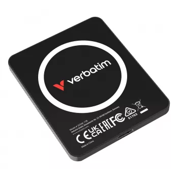 Verbatim SnapBack Ultra SSD ultrasottile 1TB USB Type-C USB 3.2 Gen 2x2 nero