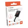 Verbatim SnapBack Ultra SSD ultrasottile 1TB USB Type-C USB 3.2 Gen 2x2 nero