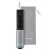 Verbatim Agenda presentatore wireless con puntatore laser rosso, RF, USB, 100 m, nero, argento
