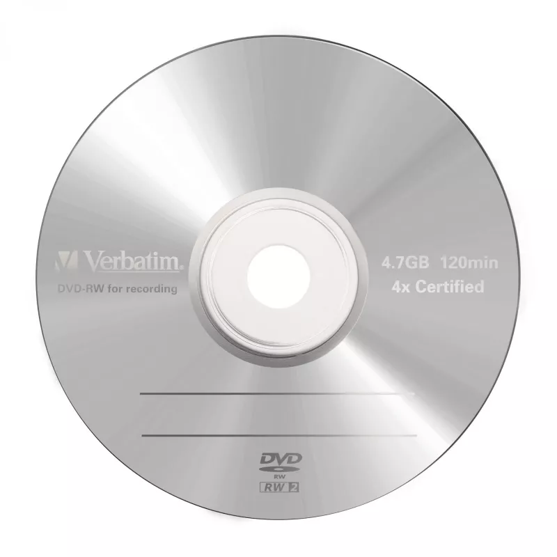 Verbatim DVD-RW 4,7 GB 4x, Jewel Case, 5 pz (43285)
