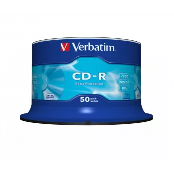 Verbatim CD-R Extra Protection 700 MB 52x 50 pezzi