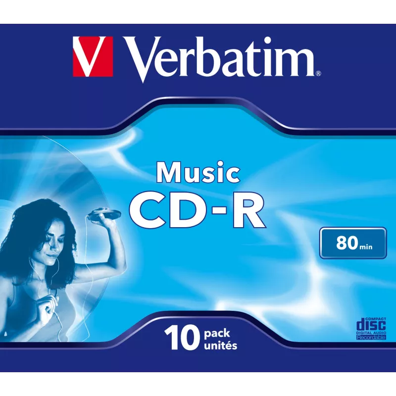Verbatim Music CD-R 700 MB 16x 10 pezzi