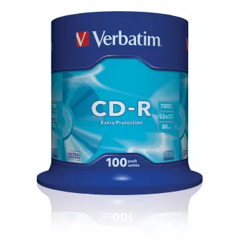 Verbatim CD-R Extra Protection 700 MB 52x 100 pezzi