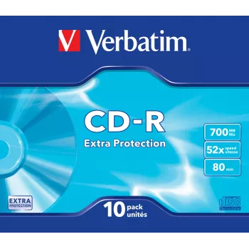 Verbatim CD-R Extra Protection 700 MB 52x 10 pz.