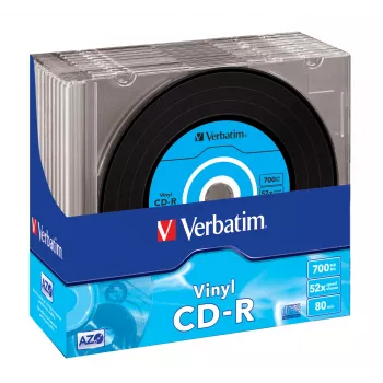 Verbatim CD-R AZO Data Vinyl 700 MB 52x 10 pezzi