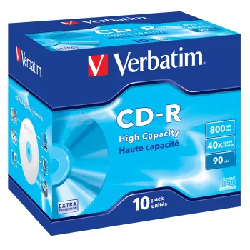 Verbatim CD-R High Capacity 800 MB 40x 10 pezzi