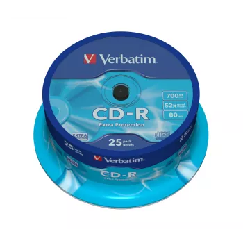 Verbatim CD-R Extra Protection 700 MB 52x 25 pezzi