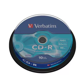 Verbatim CD-R Extra Protection 700 MB 52x 10 pezzi
