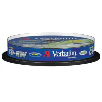 Verbatim CD-RW 12x 700 MB 10 pezzi