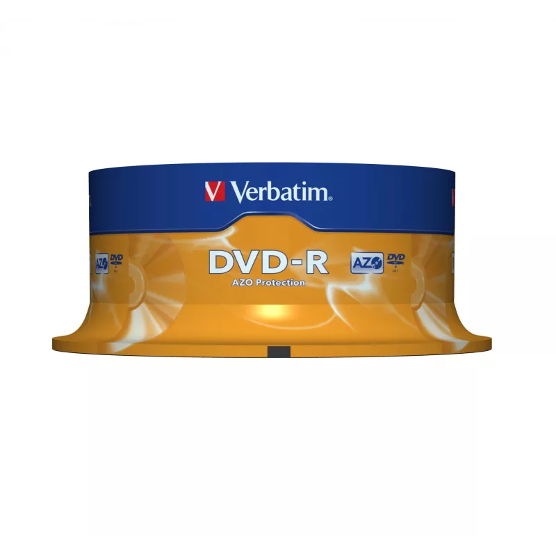 Verbatim DVD-R 4,7 GB 16x, Spindle, 25 pz (43522)
