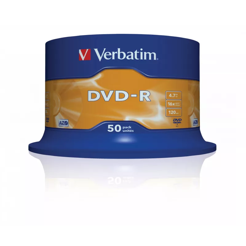 Verbatim DVD-R Matt Silver 4,7 GB 50 pz.