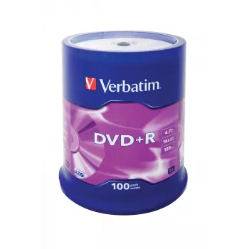 Verbatim DVD+R Matt Silver 4,7 GB 100 pz.
