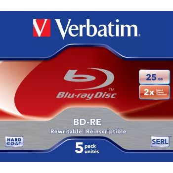 Verbatim 43615 supporto vergine Blu-Ray Disc BD-RE 25 GB 5 pz.