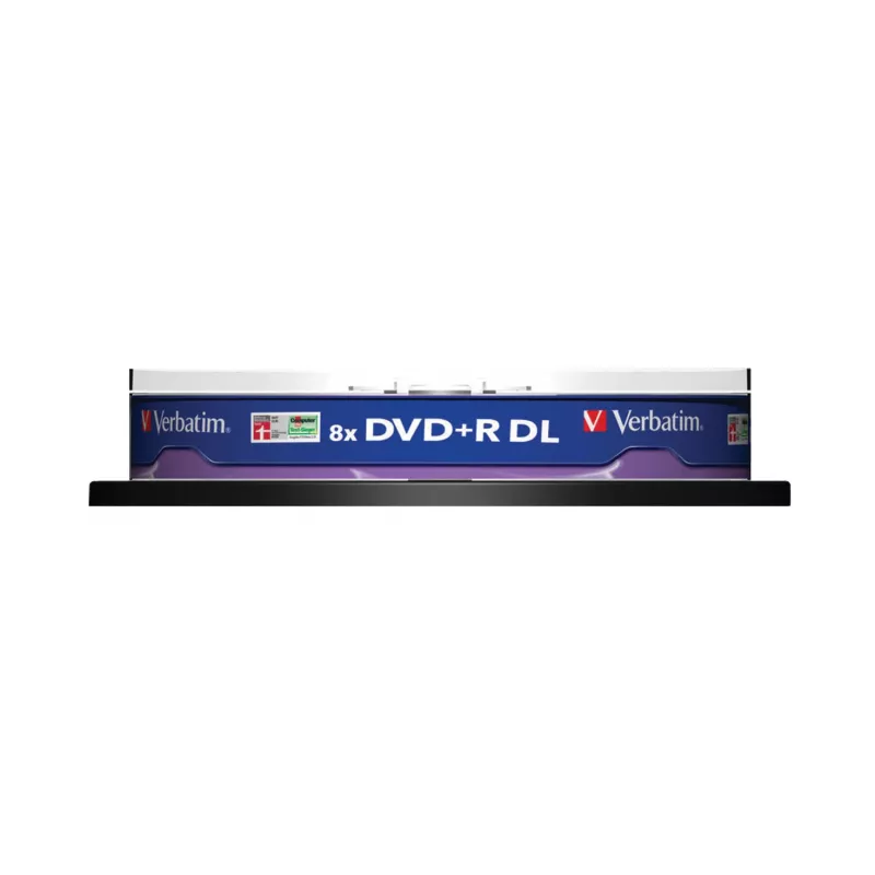 Verbatim VB-DPD55S1, DVD+R DL, 120 mm, spindel, 10 pz., 8,5 GB