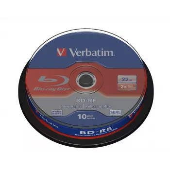 Verbatim BD-RE SL 25GB 2x confezione da 10 spindel 10 pezzi