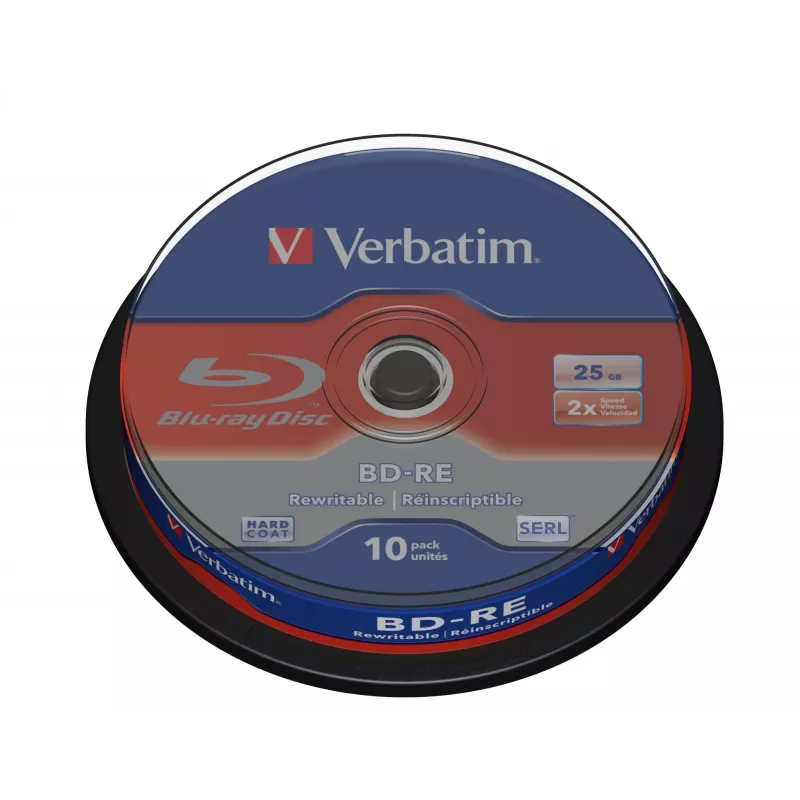 Verbatim BD-RE SL 25GB 2x confezione da 10 spindel 10 pezzi