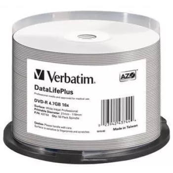 Verbatim DataLifePlus 4.7 GB DVD-R 50 pezzi