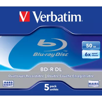 Verbatim 43748 supporto Blu-Ray BD-R non registrato 50 GB 5 pezzi