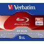 Verbatim BD-RE DL 50GB 2 x confezione da 5 custodia Jewel Case 5 pezzi
