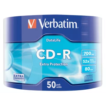 Verbatim CD-R Extra Protection 700 MB 52x 50 pezzi