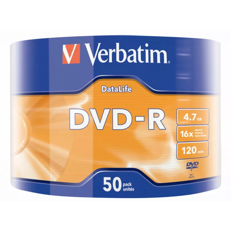 Verbatim 43791 supporti DVD 4,7 GB DVD-R 50 pezzi