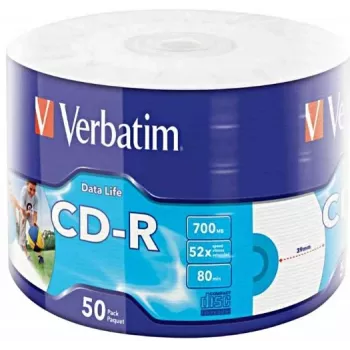 Verbatim 50x CD-R 700 MB 52x 50 pz.