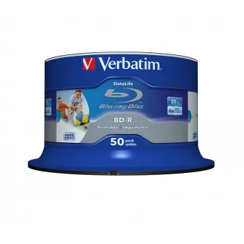 Verbatim 43812 disco Blu-Ray BD-R non registrato 25 GB 50 pezzi
