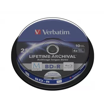 Verbatim M-Disc 4x BD-R 25 GB 10 pezzi