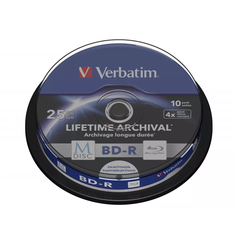 Verbatim M-Disc 4x BD-R 25 GB 10 pezzi